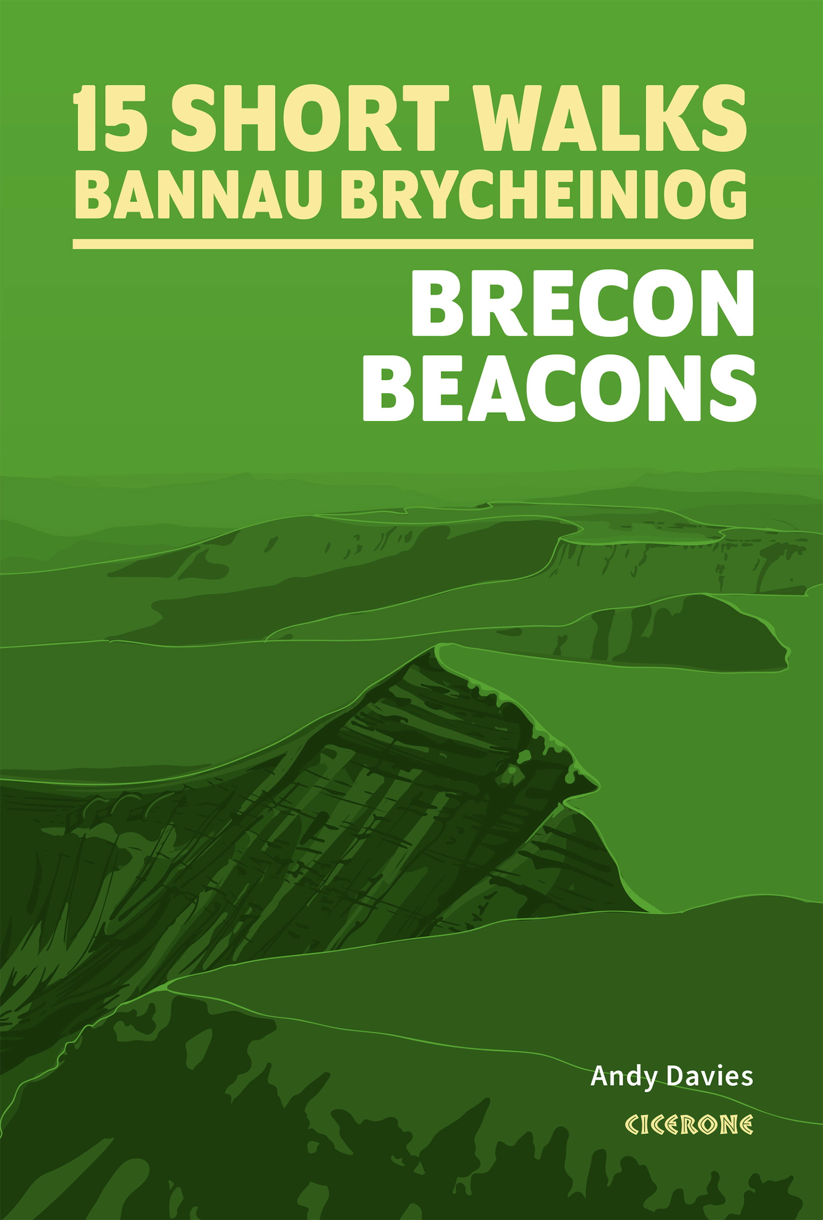 15 Short Walks in Bannau Brycheiniog - Brecon Beacons - Front Cover